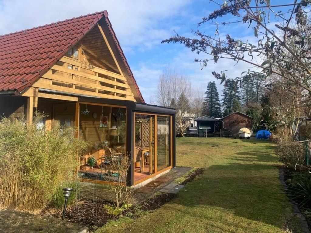 Holzhaus Mit Direktem Wasserzugang In Berlin-Koepenick Eksteriør billede