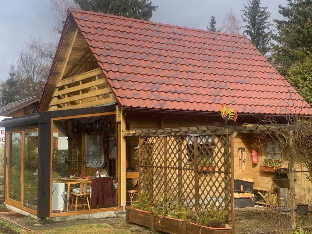Holzhaus Mit Direktem Wasserzugang In Berlin-Koepenick Eksteriør billede